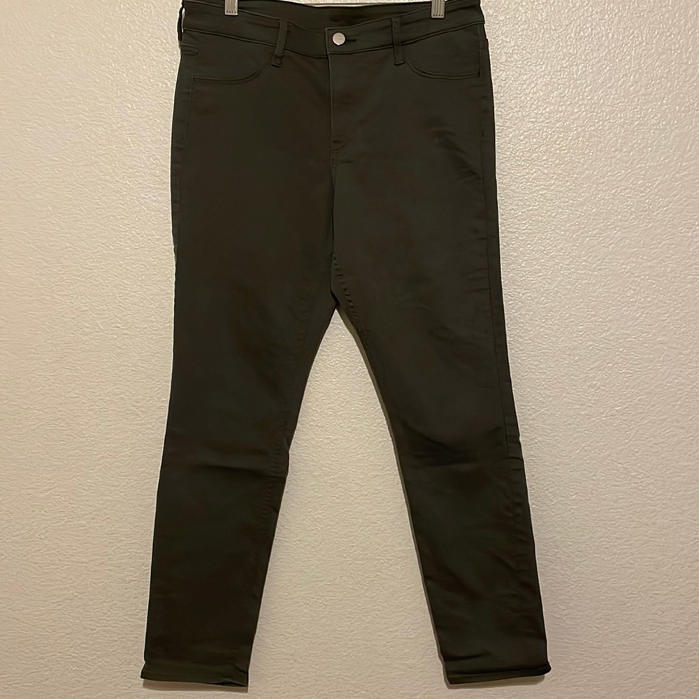 Women Dark Green Pants